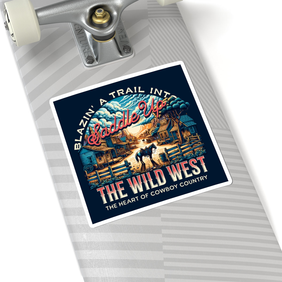 Blazin' A Trail Sticker