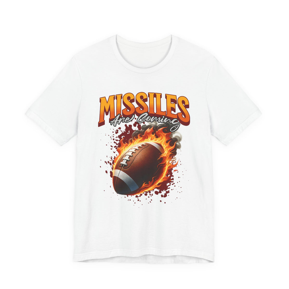 Missiles Are Coming Football T-Shirt