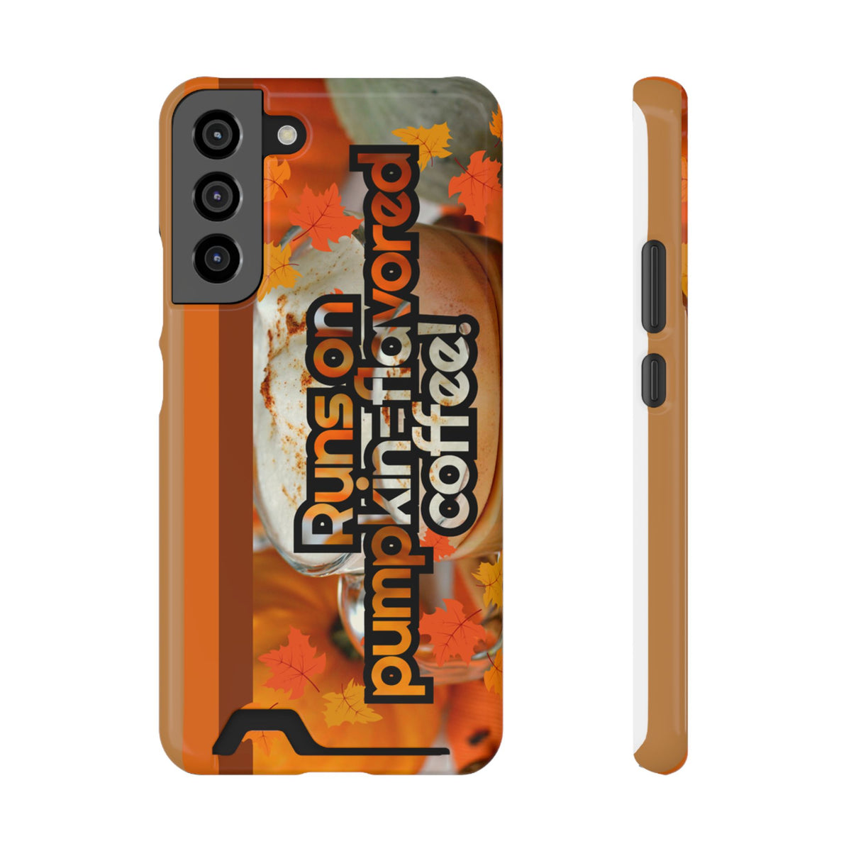 Coffee Phone Case w/Card Holder