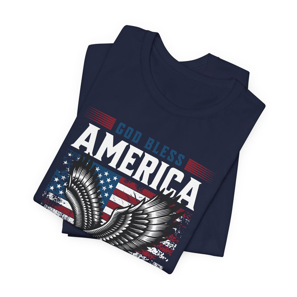 God Bless America with Eagle T-Shirt