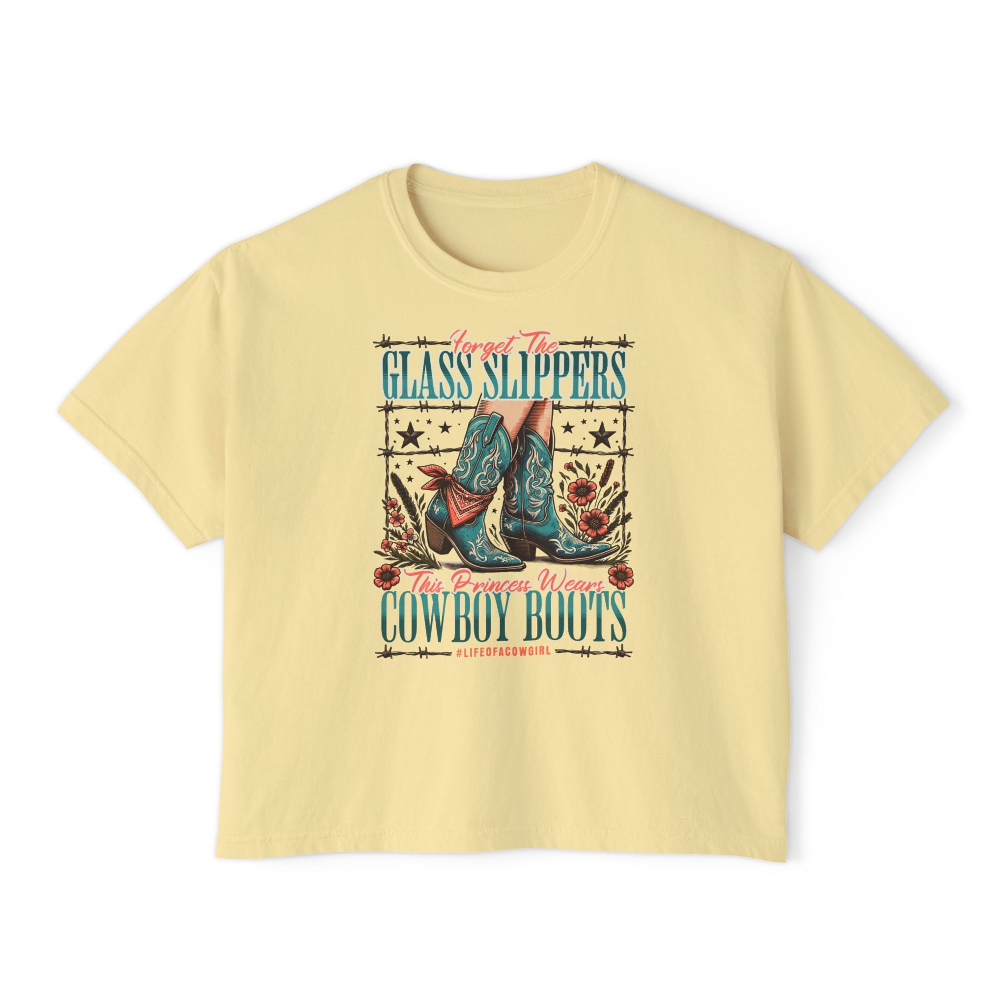 Cowgirl Boots Boxy T-Shirt