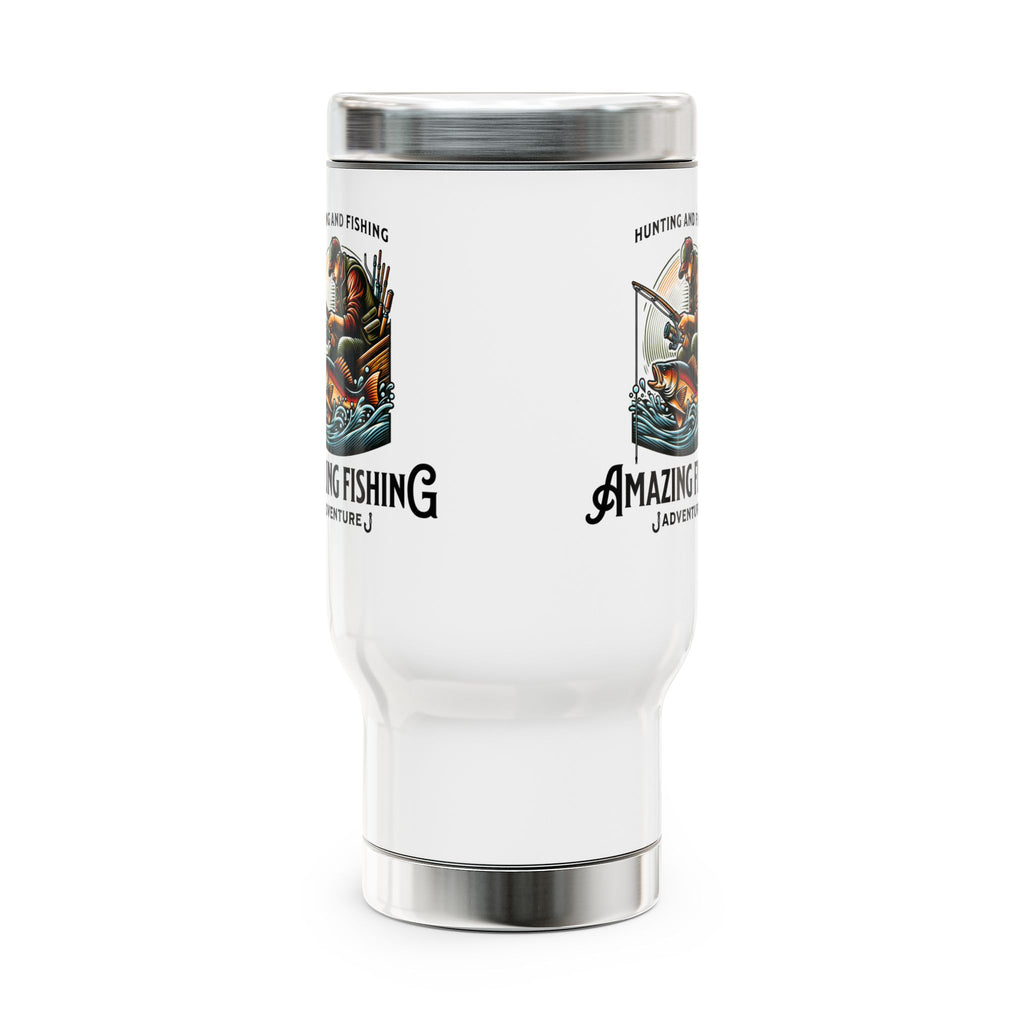 Fishing Adventure Tumbler with Handle (14oz.)