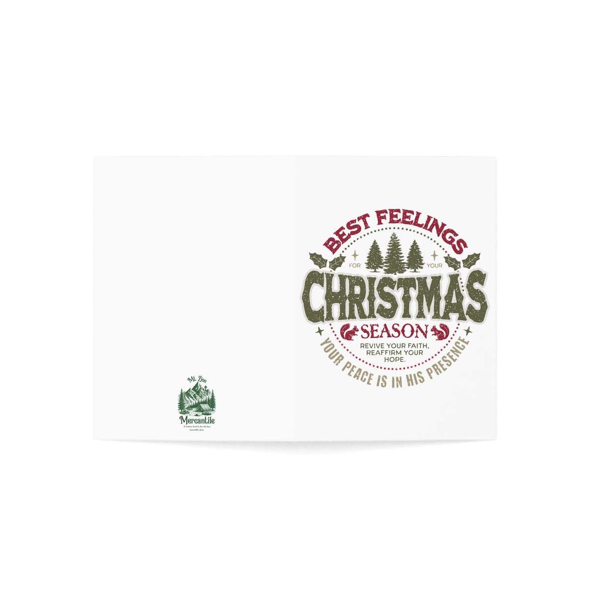 Christmas Greeting Cards Pack (1/10/30/50pcs)