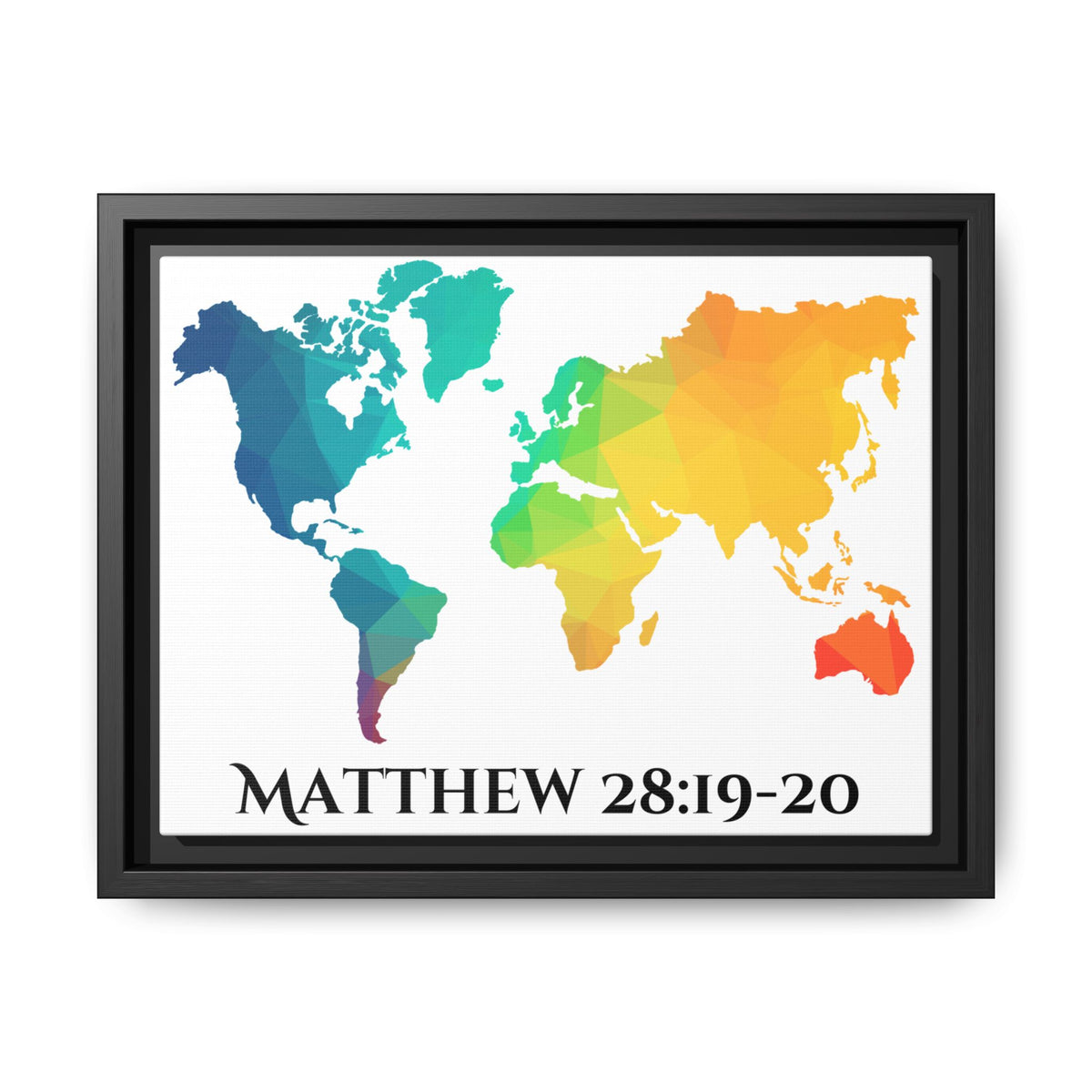 The Great Commission Wall Art (Matthew 28:19-20)