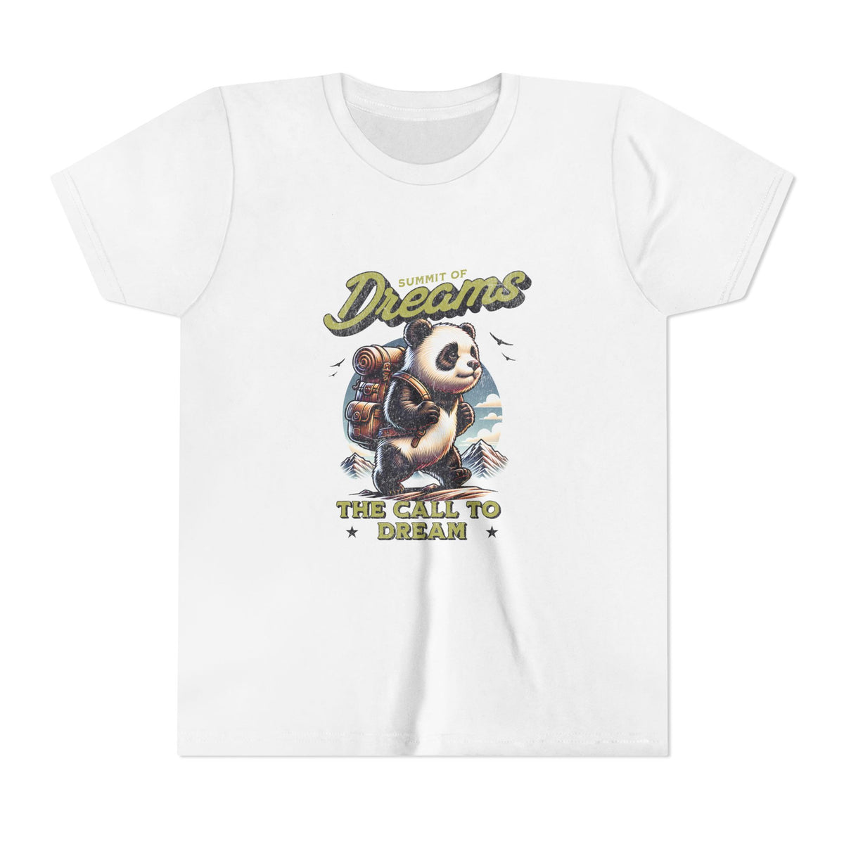 'Follow Your Dreams' Panda Youth T-Shirt