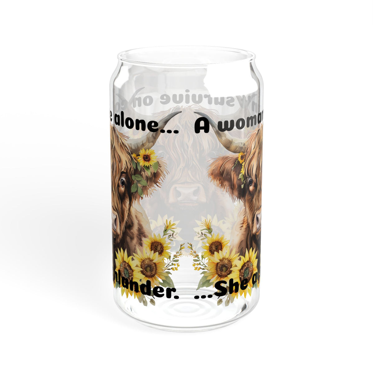 Scottish Highlander Sipper Glass