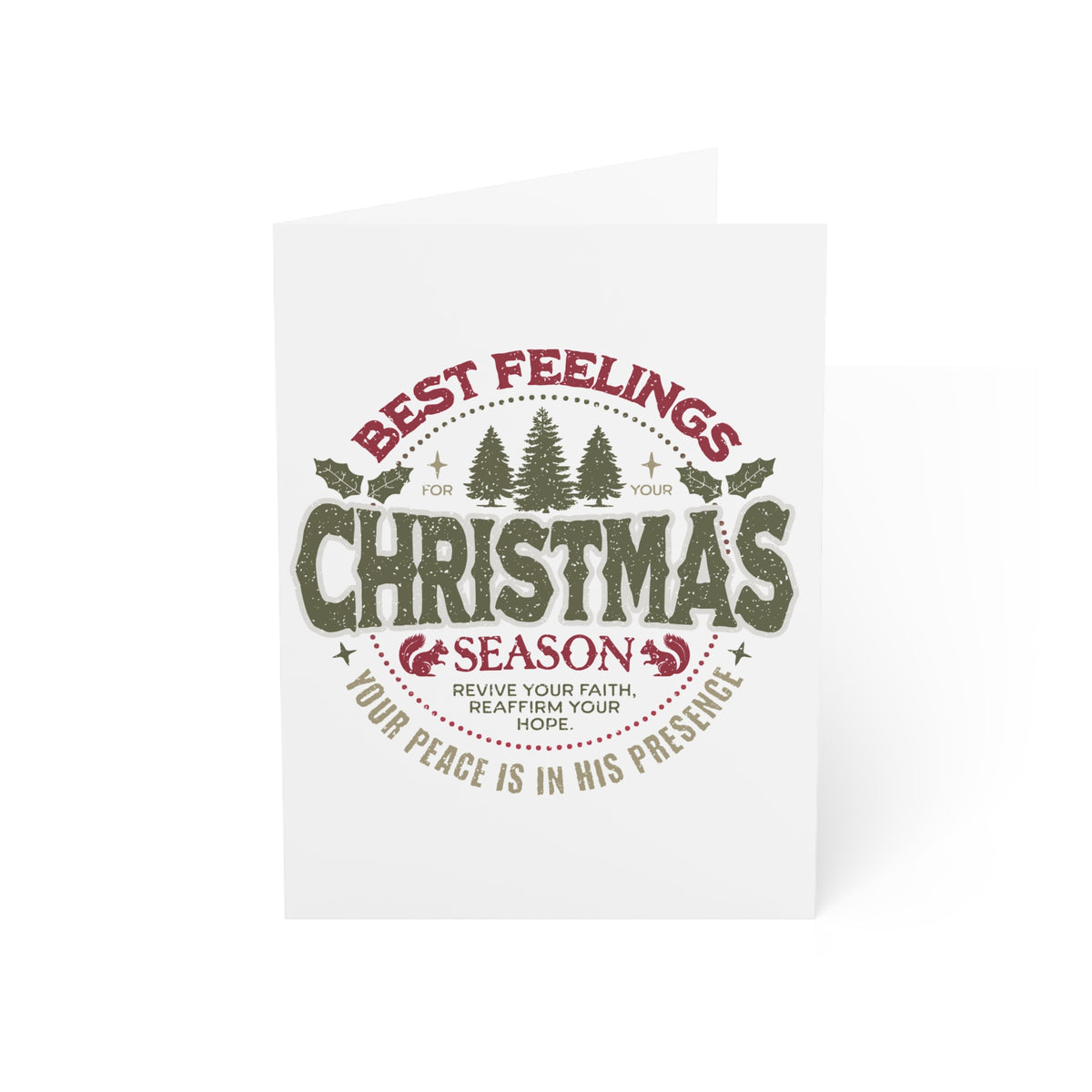 Christmas Greeting Cards Pack (1/10/30/50pcs)