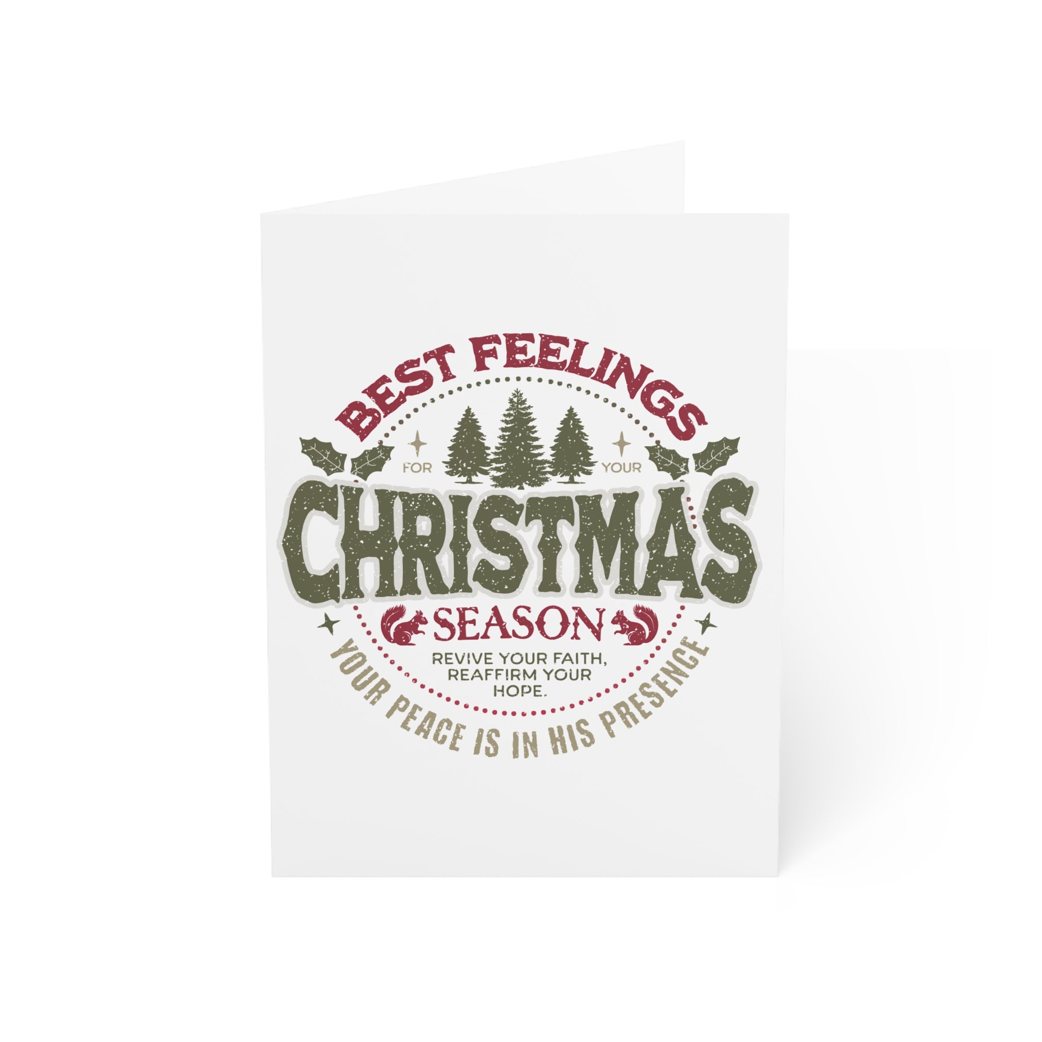Christmas Greeting Cards Pack (1/10/30/50pcs)