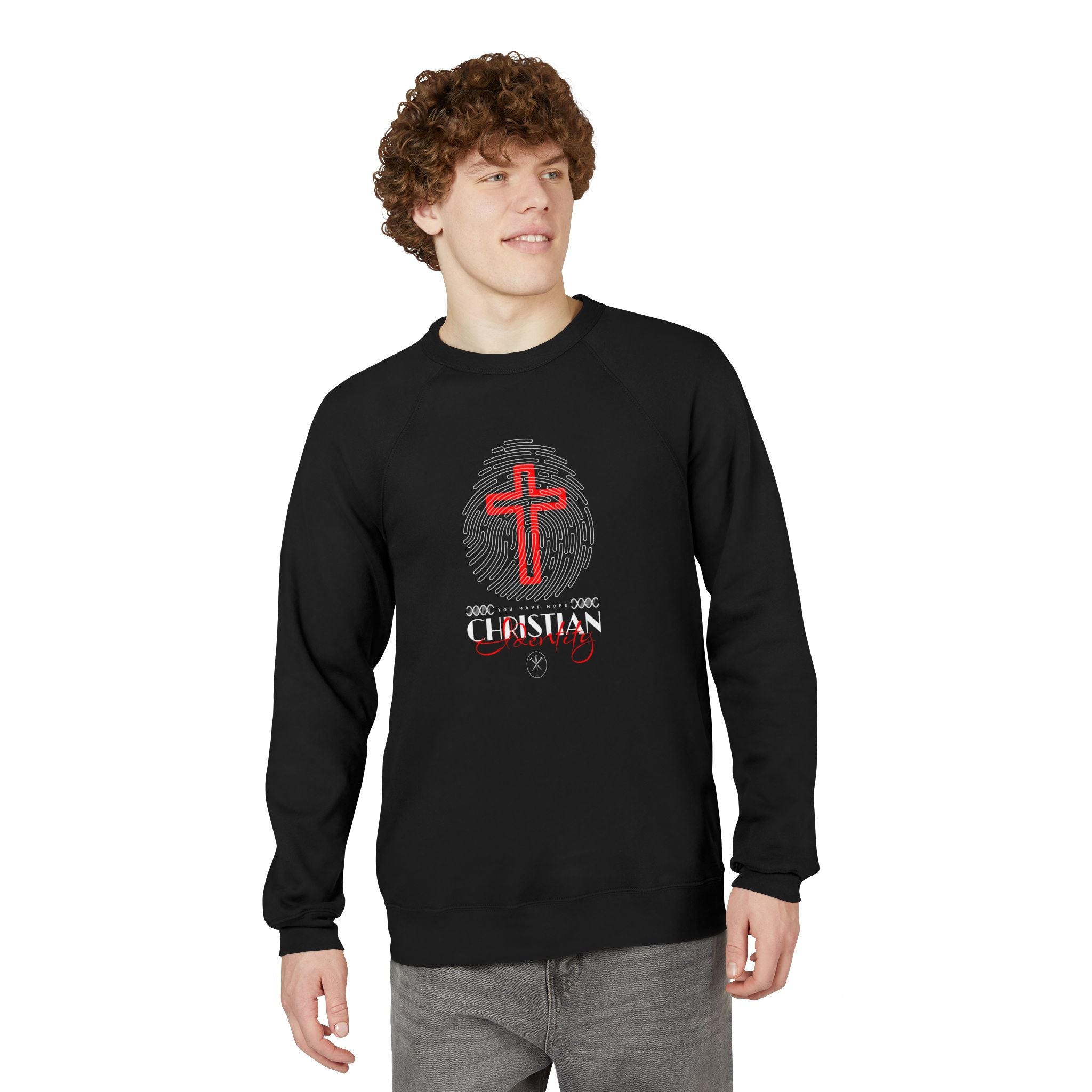 Cross Fingerprint Crewneck