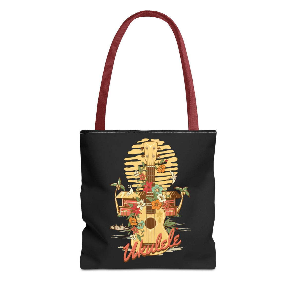 Ukulele Retro Tote Bag