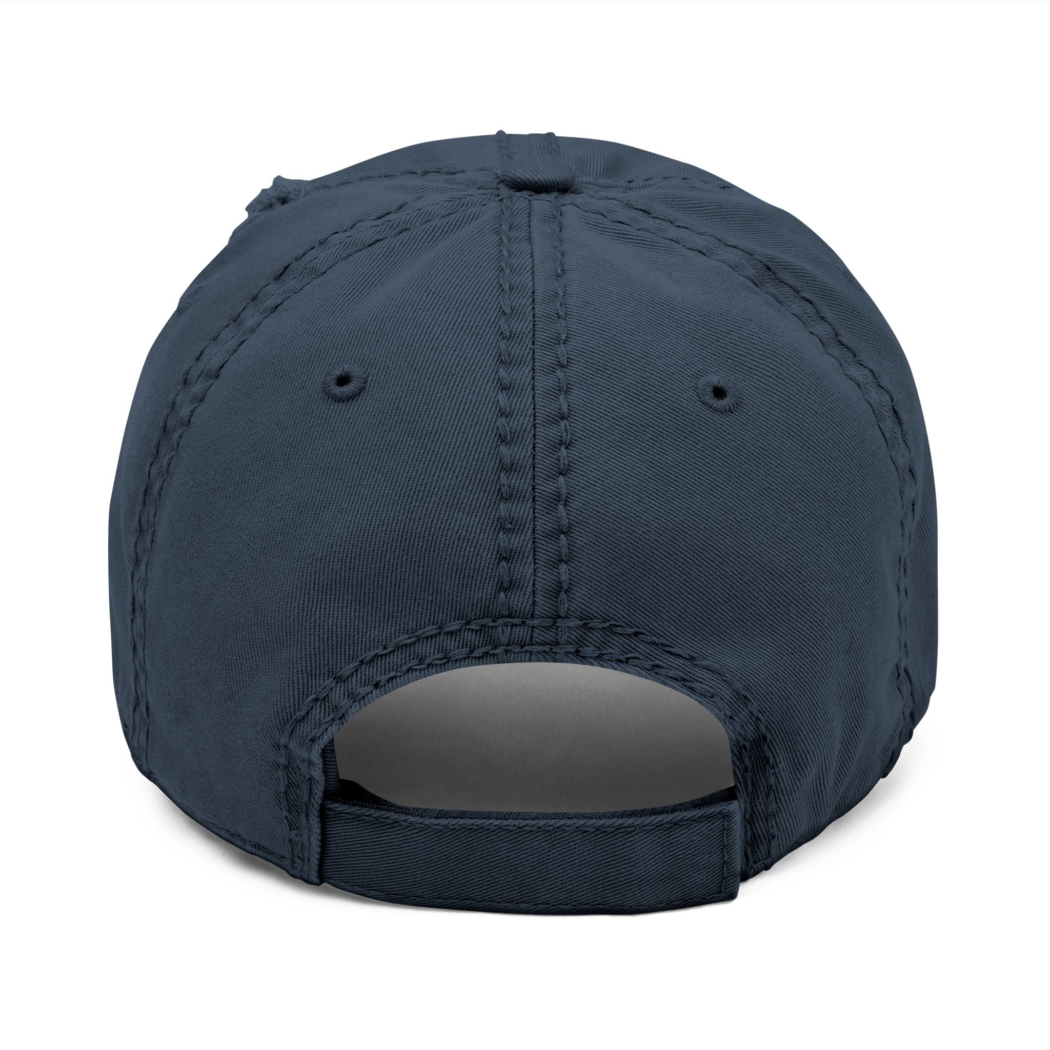 Coffee Distressed Embroidered Hat