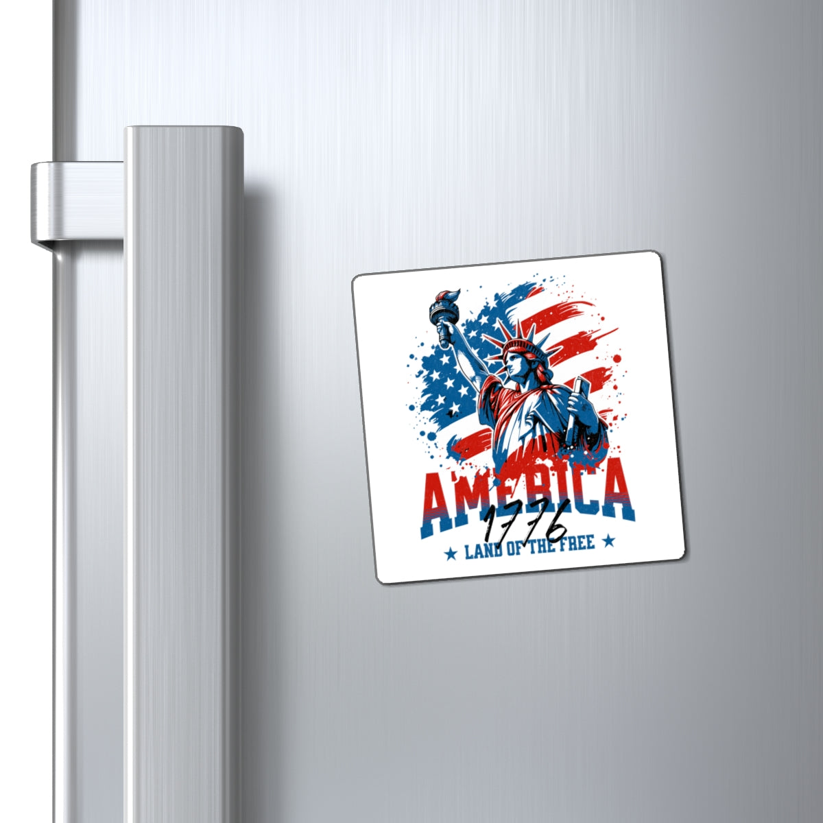 America Land of the Free Statue of Liberty Magnet