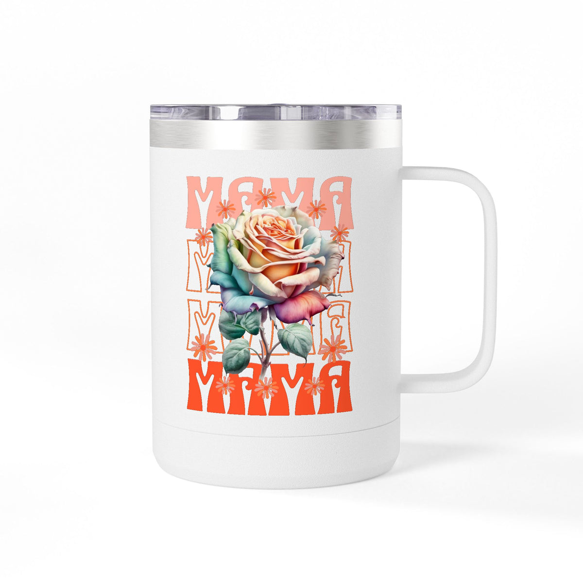Mama Floral Coffee Tumbler (15oz.)