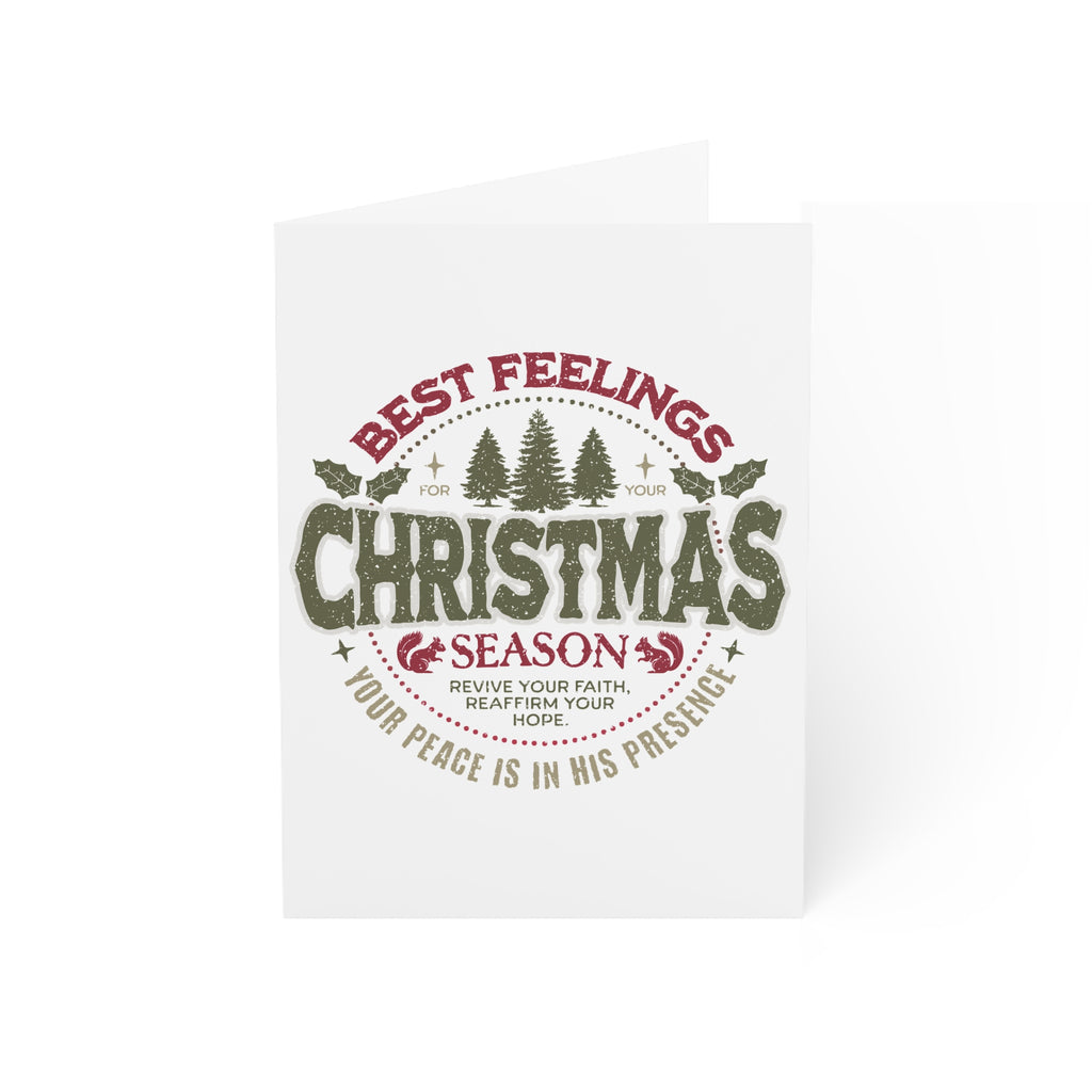 Christmas Greeting Cards Pack (1/10/30/50pcs)