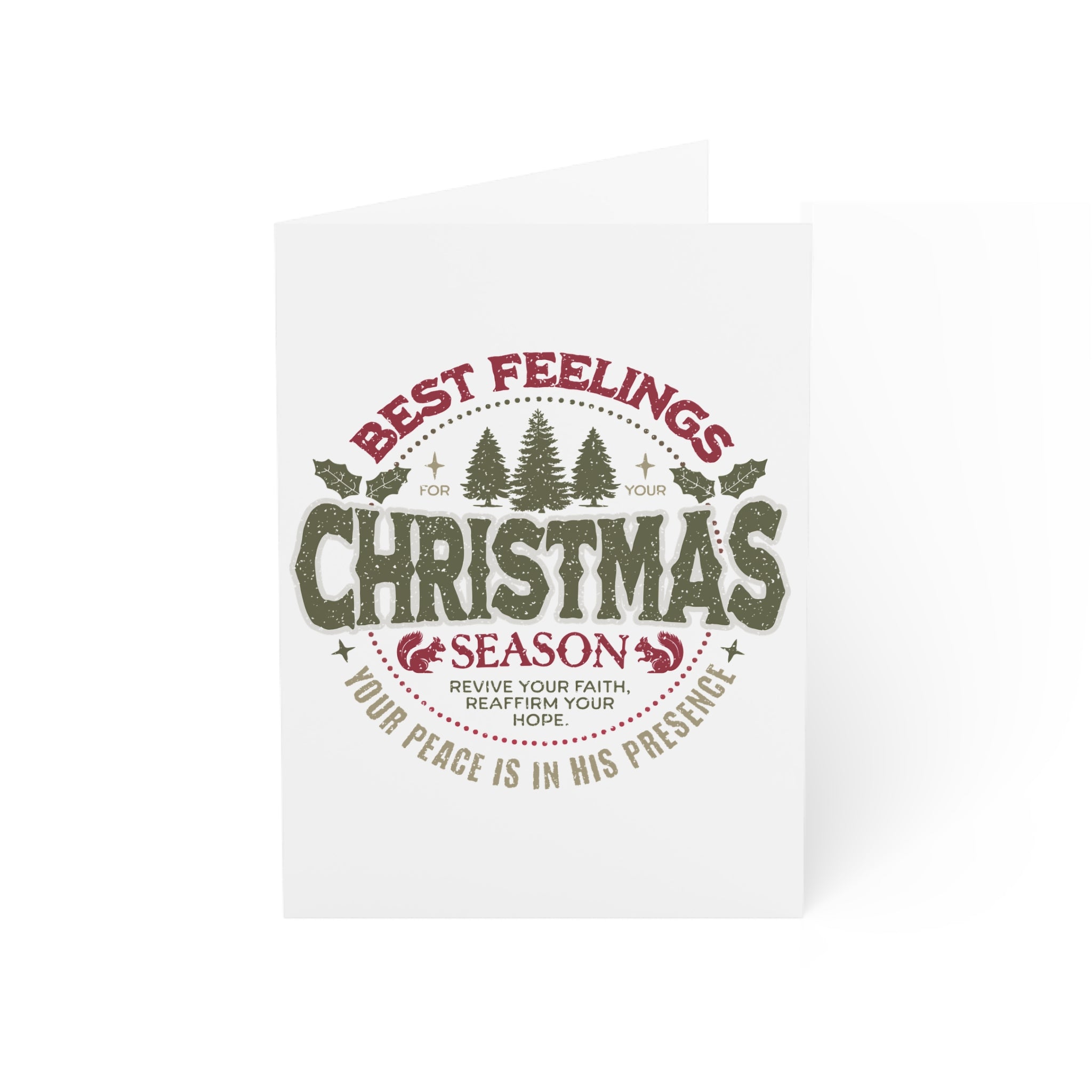 Christmas Greeting Cards Pack (1/10/30/50pcs)