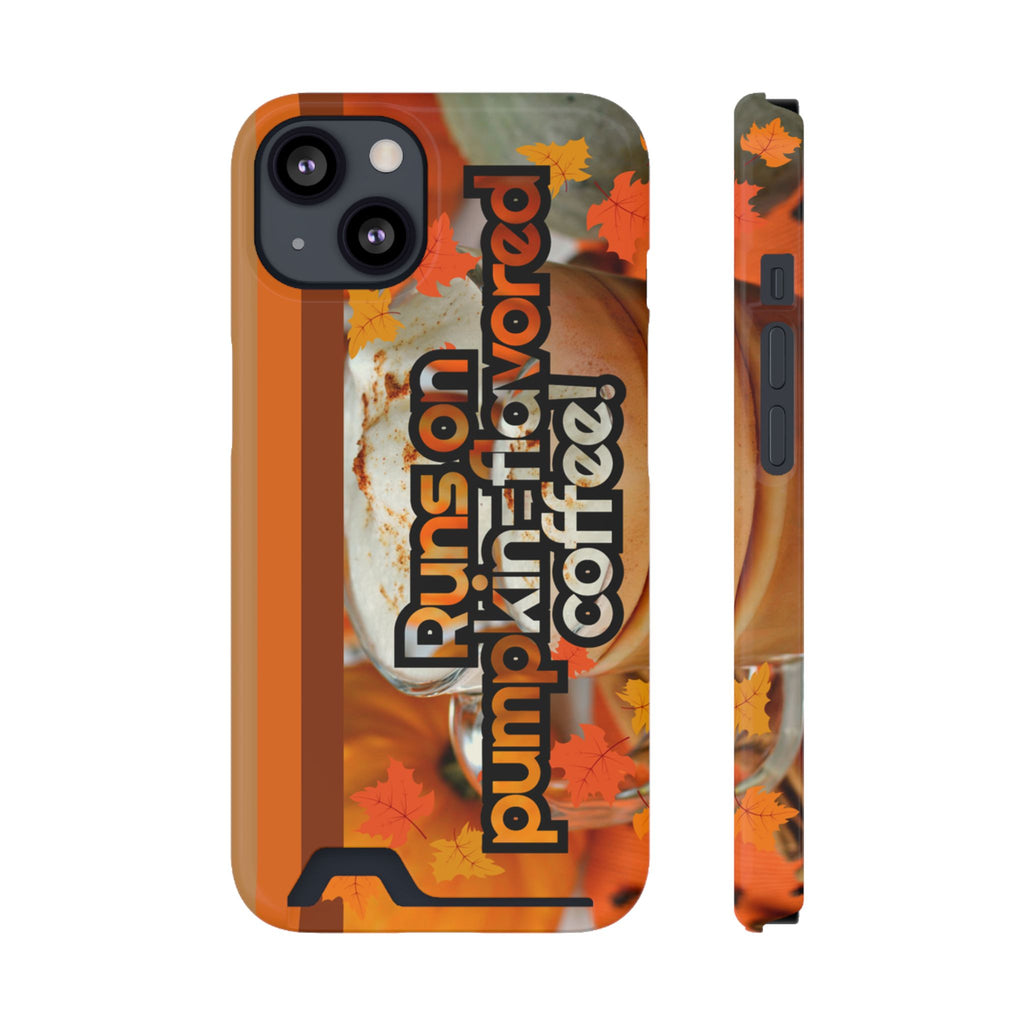 Coffee Phone Case w/Card Holder