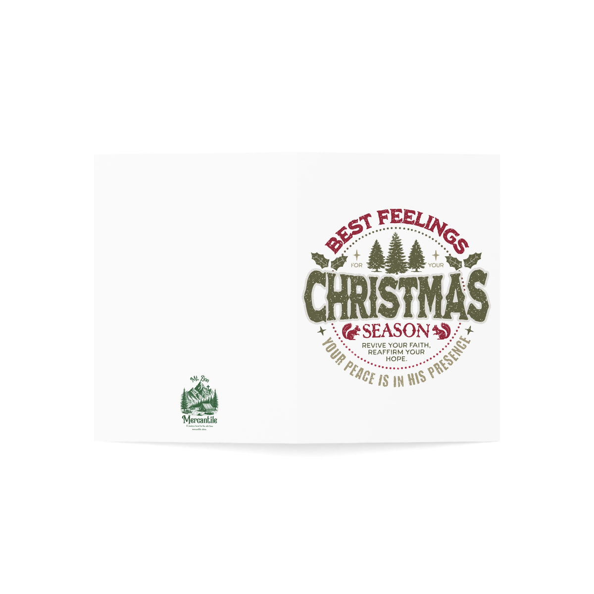 Christmas Greeting Cards Pack (1/10/30/50pcs)