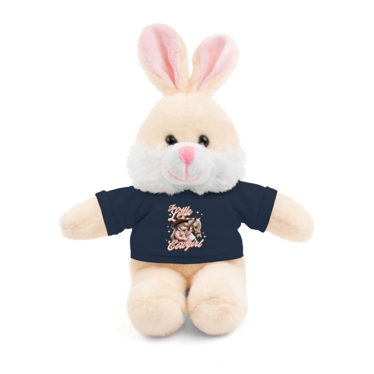 Plush Animal with 'The Little Cowgirl' Tee