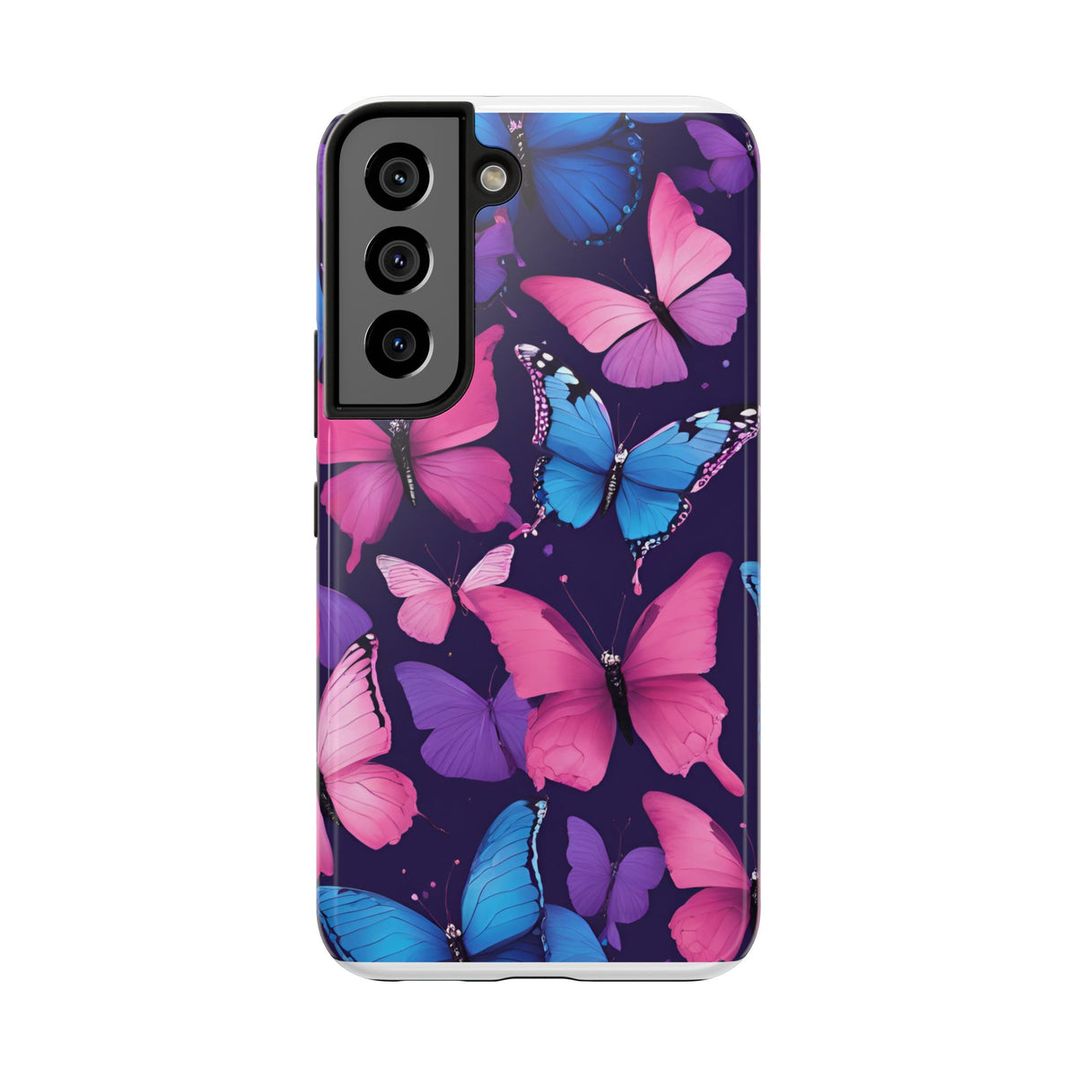 Butterfly Phone Case (Pink,Purple and Blue)