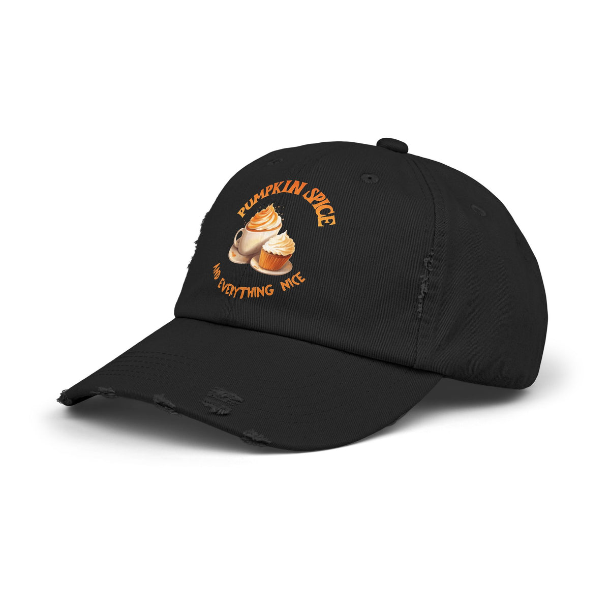 Pumpkin Spice Distressed Hat
