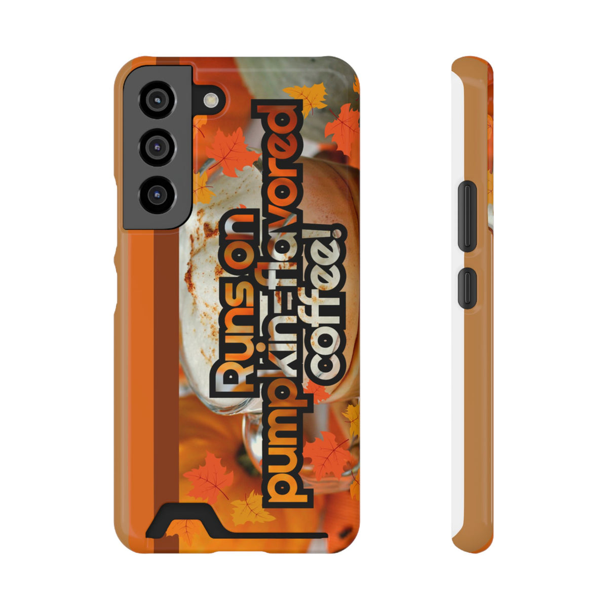 Coffee Phone Case w/Card Holder