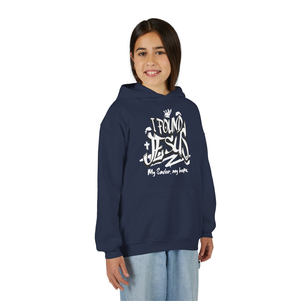 "I Found Jesus" Youth Hoodie