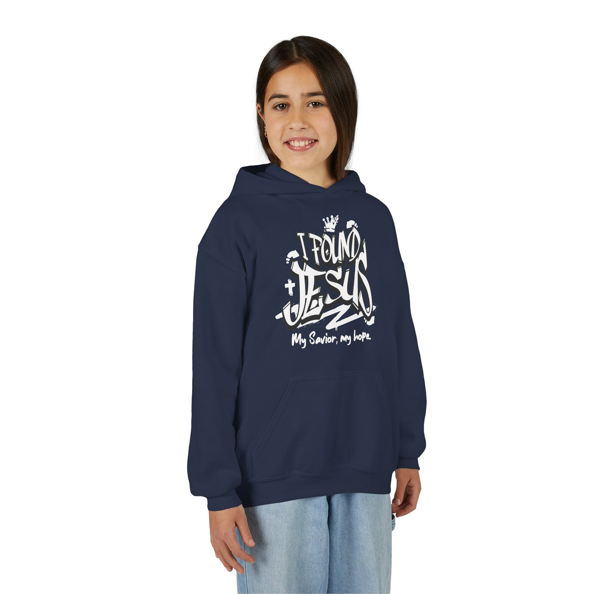 "I Found Jesus" Youth Hoodie