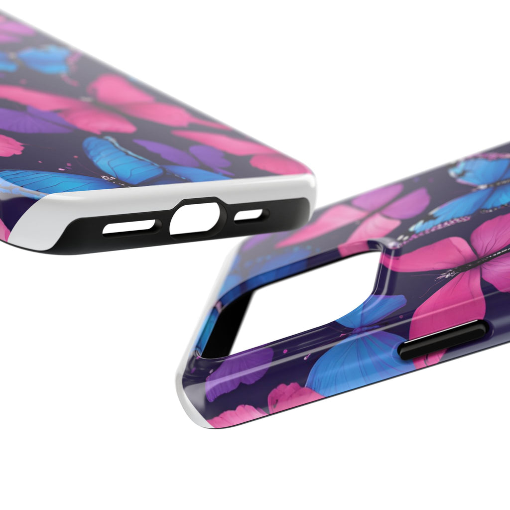 Butterfly Phone Case (Pink,Purple and Blue)