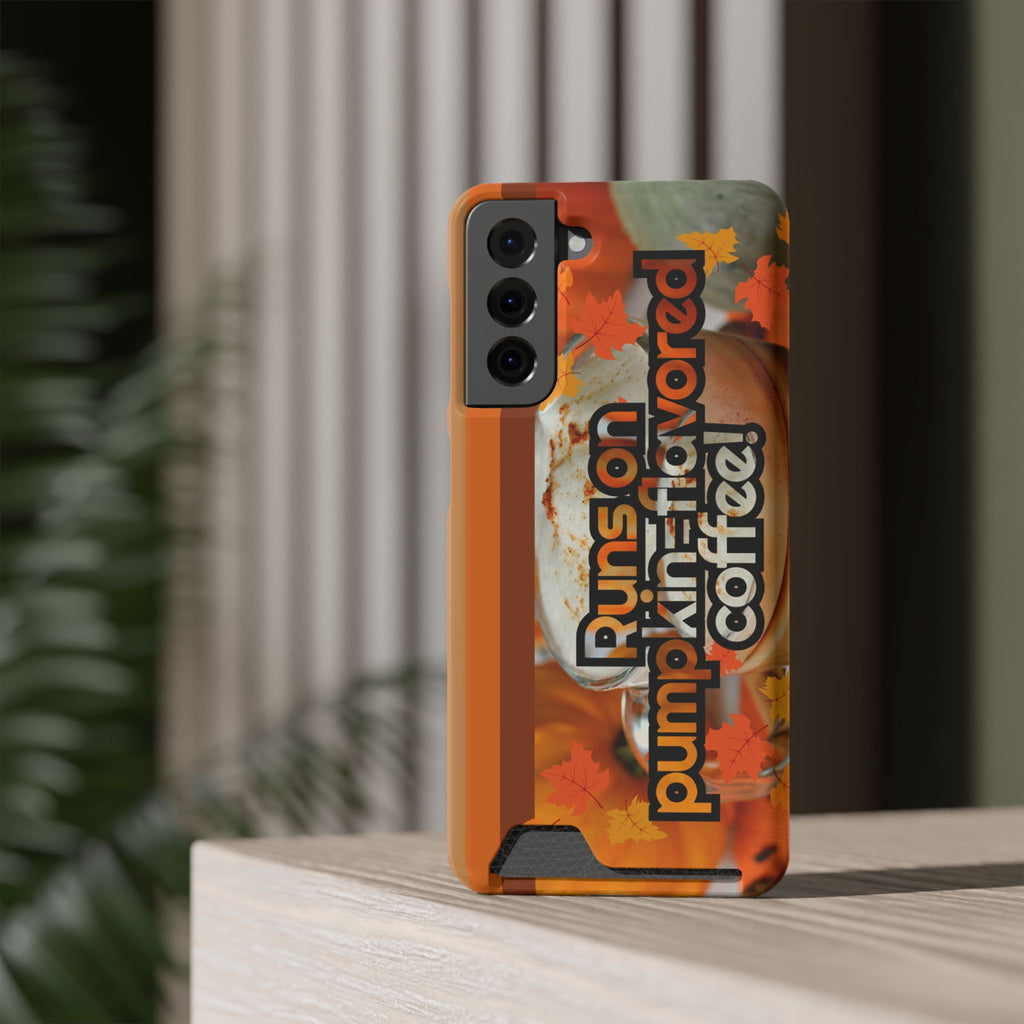 Coffee Phone Case w/Card Holder