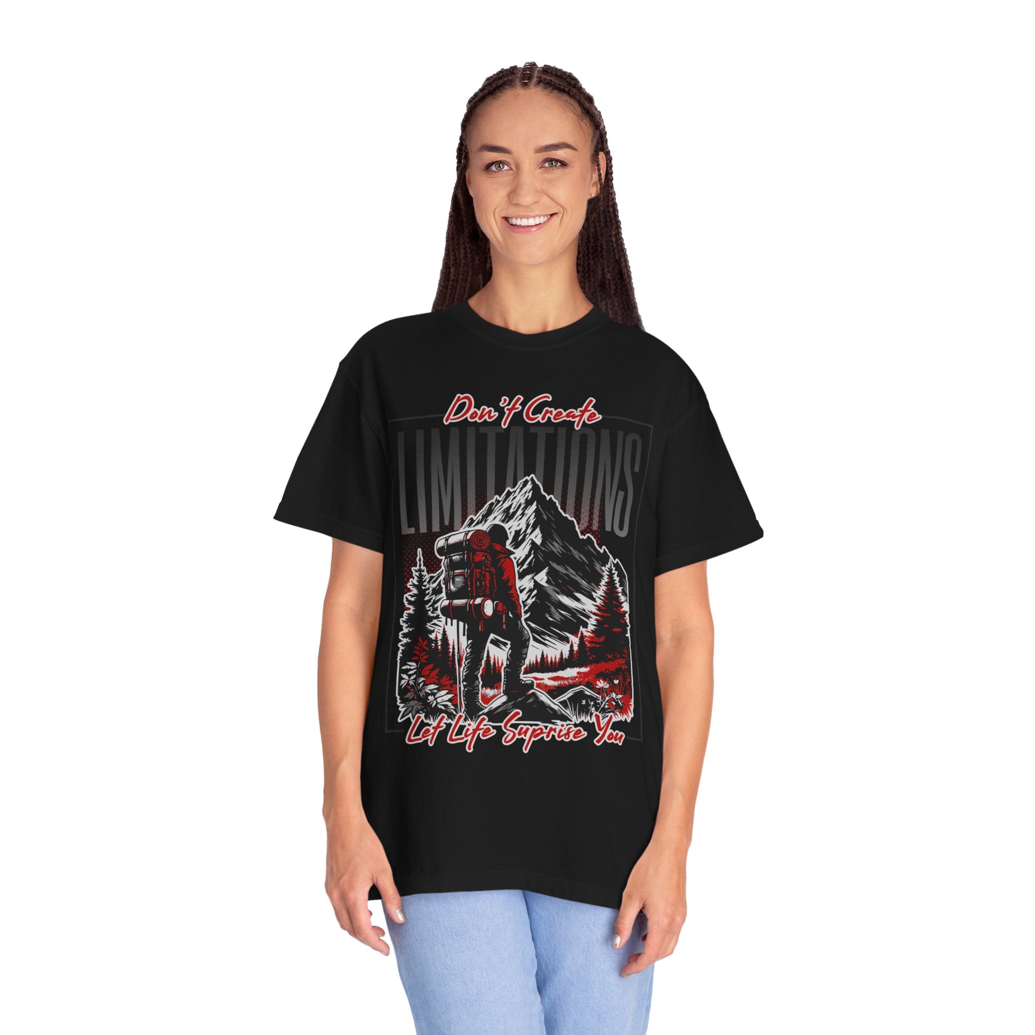 "Don't Create Limitations" Adventure T-Shirt