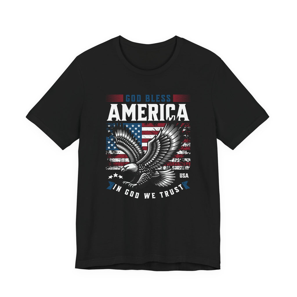 God Bless America with Eagle T-Shirt