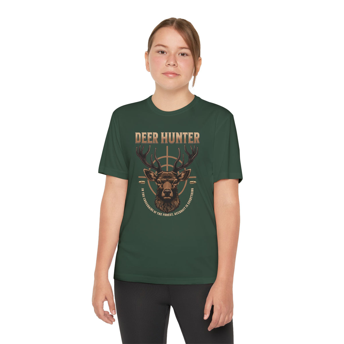 Deer Hunter w/Bullets Youth T-Shirt