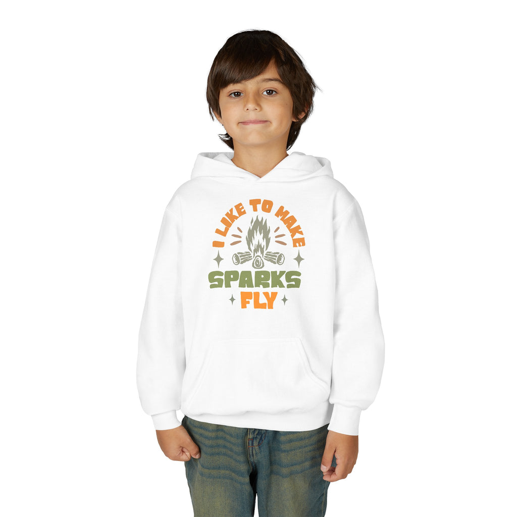 "...Make Sparks Fly" Campfire Youth Hoodie