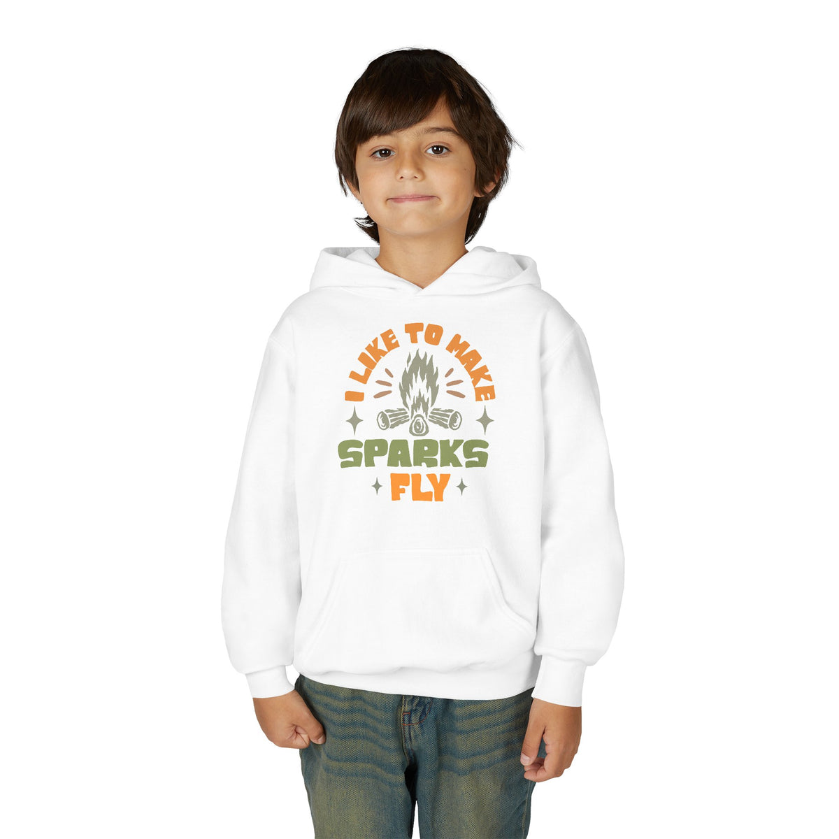 "...Make Sparks Fly" Campfire Youth Hoodie