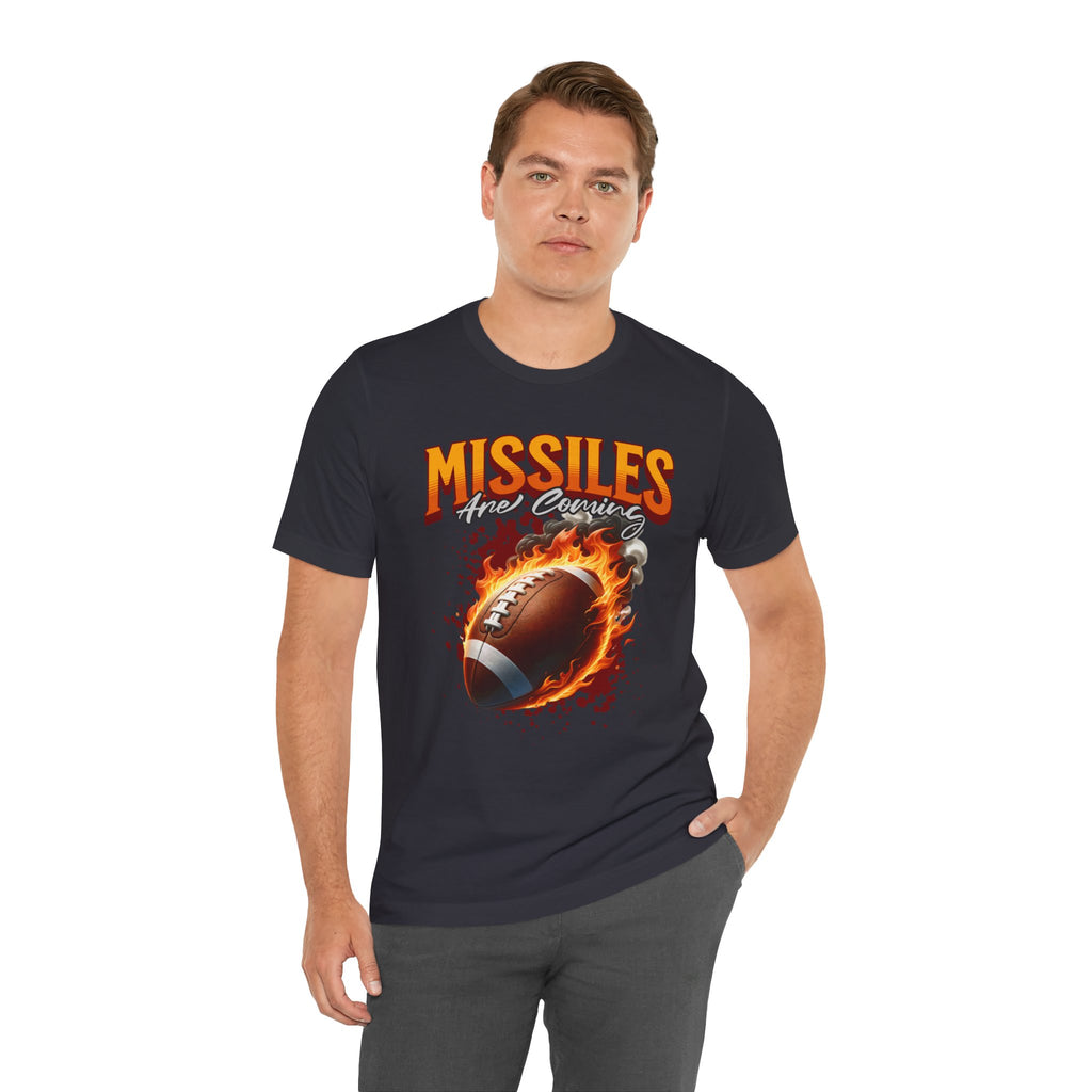 Missiles Are Coming Football T-Shirt