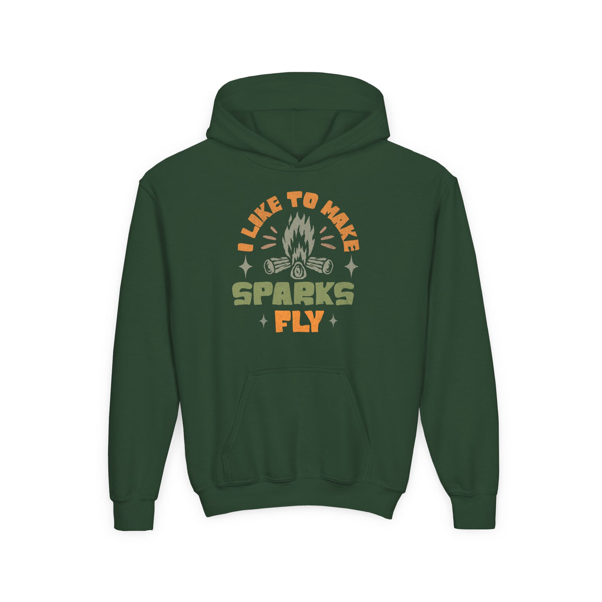 "...Make Sparks Fly" Campfire Youth Hoodie