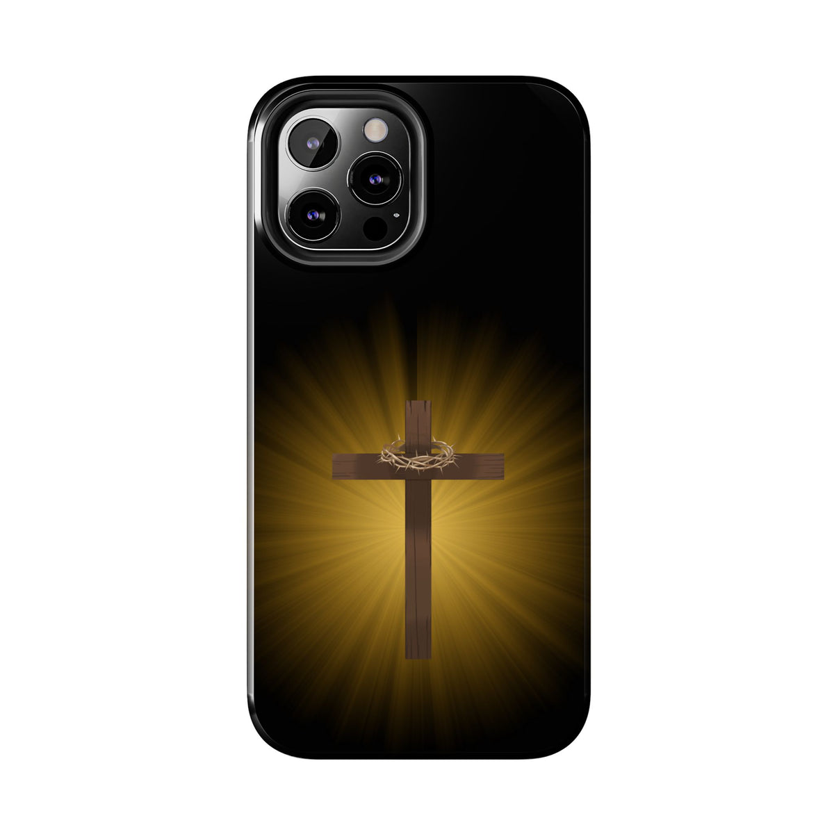 Cross and Crown of Thorns Phone Case