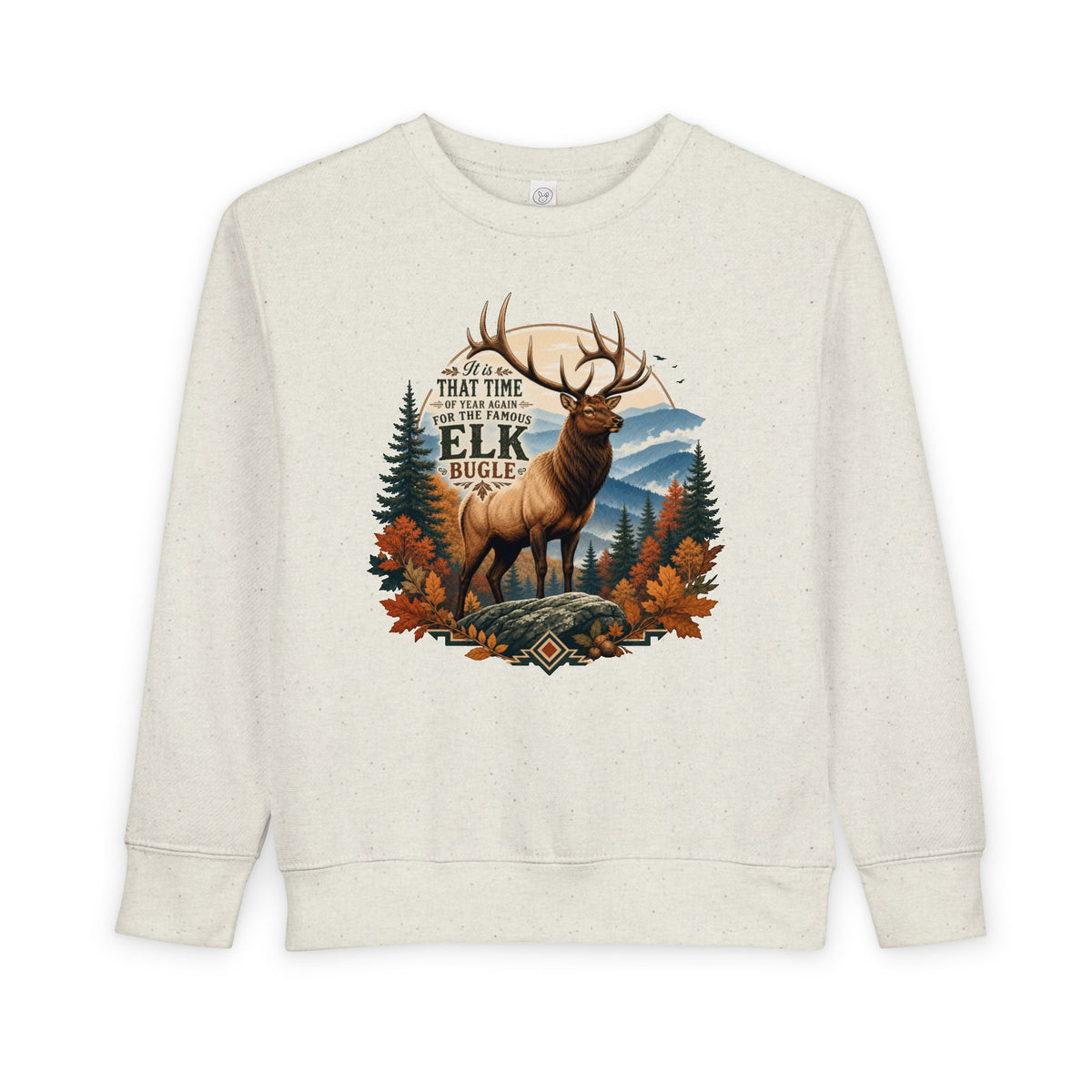 Elk Bugle Toddler Crewneck