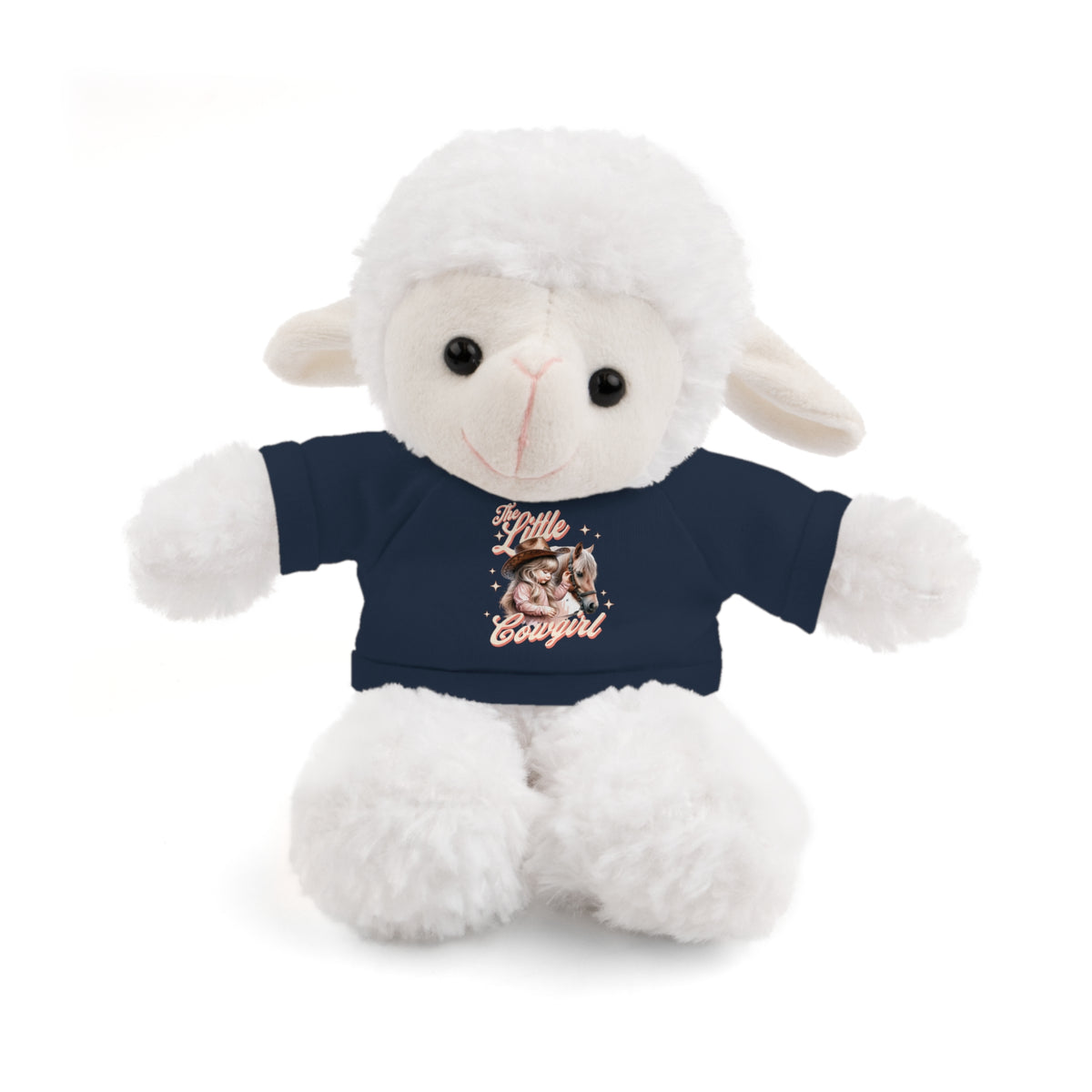 Plush Animal with 'The Little Cowgirl' Tee