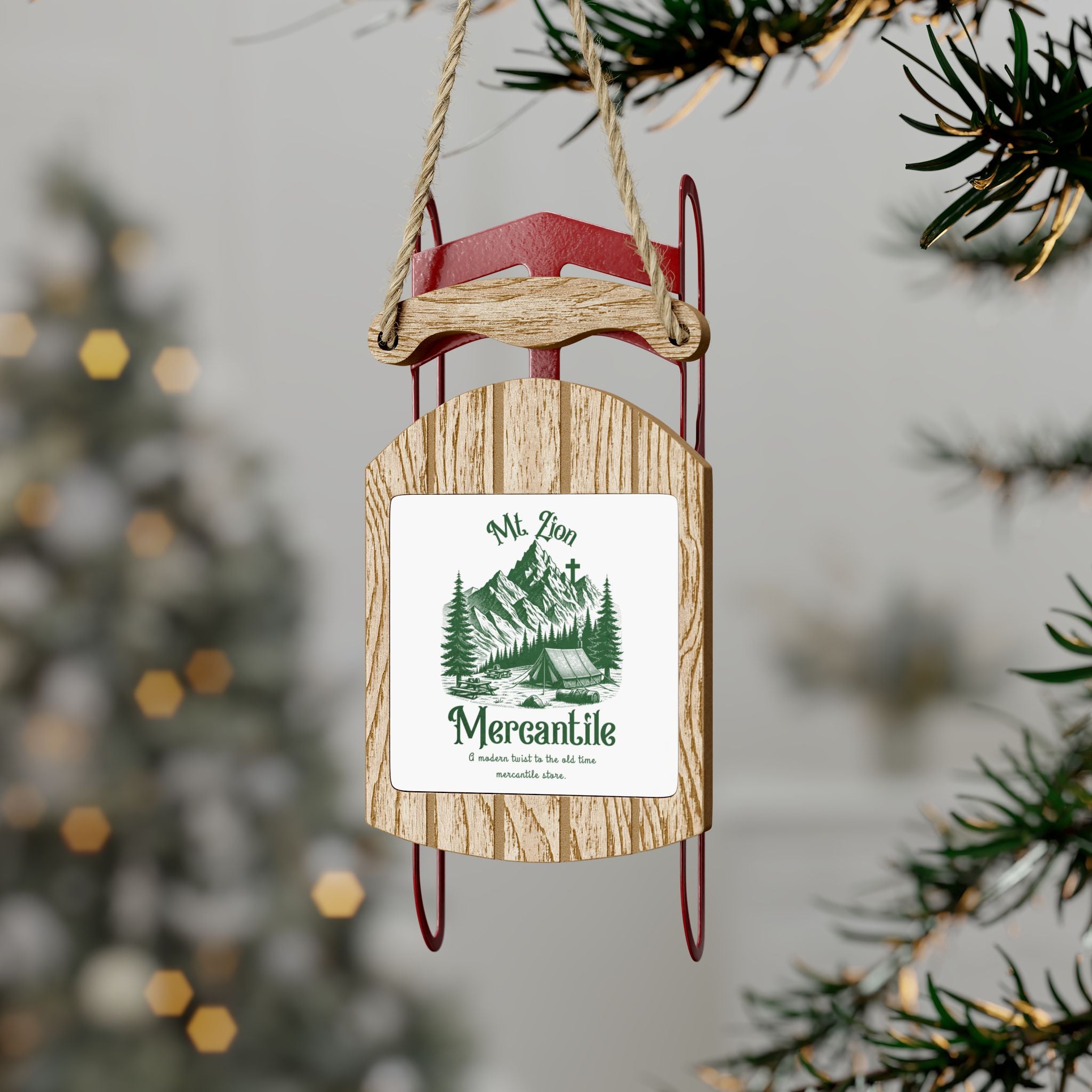 Sled Ornaments