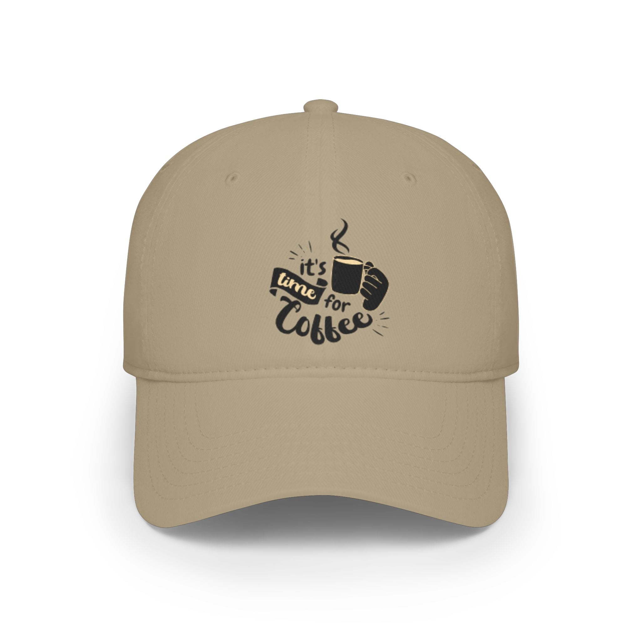"It's Time for Coffee" Low Profile Hat