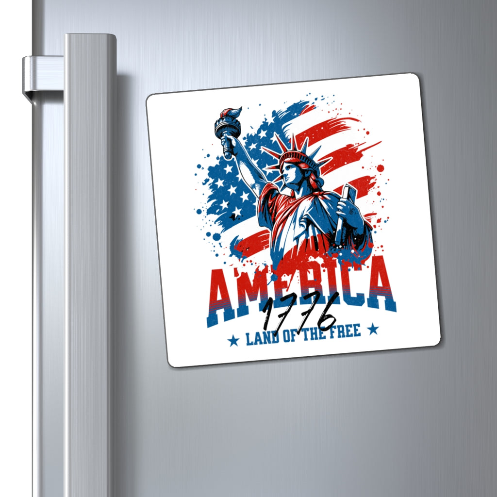 America Land of the Free Statue of Liberty Magnet