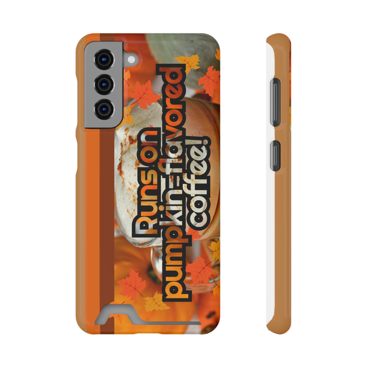 Coffee Phone Case w/Card Holder