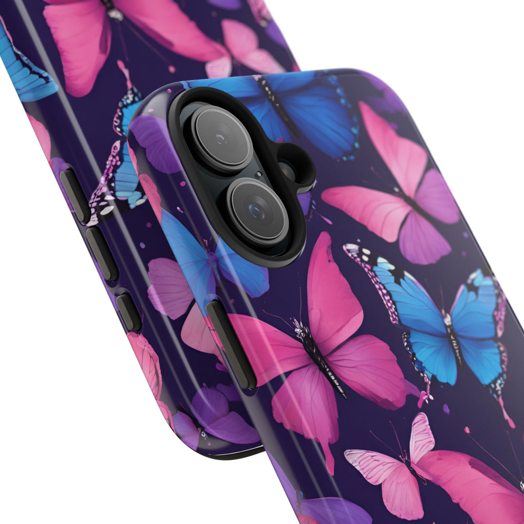 Butterfly Phone Case (Pink,Purple and Blue)