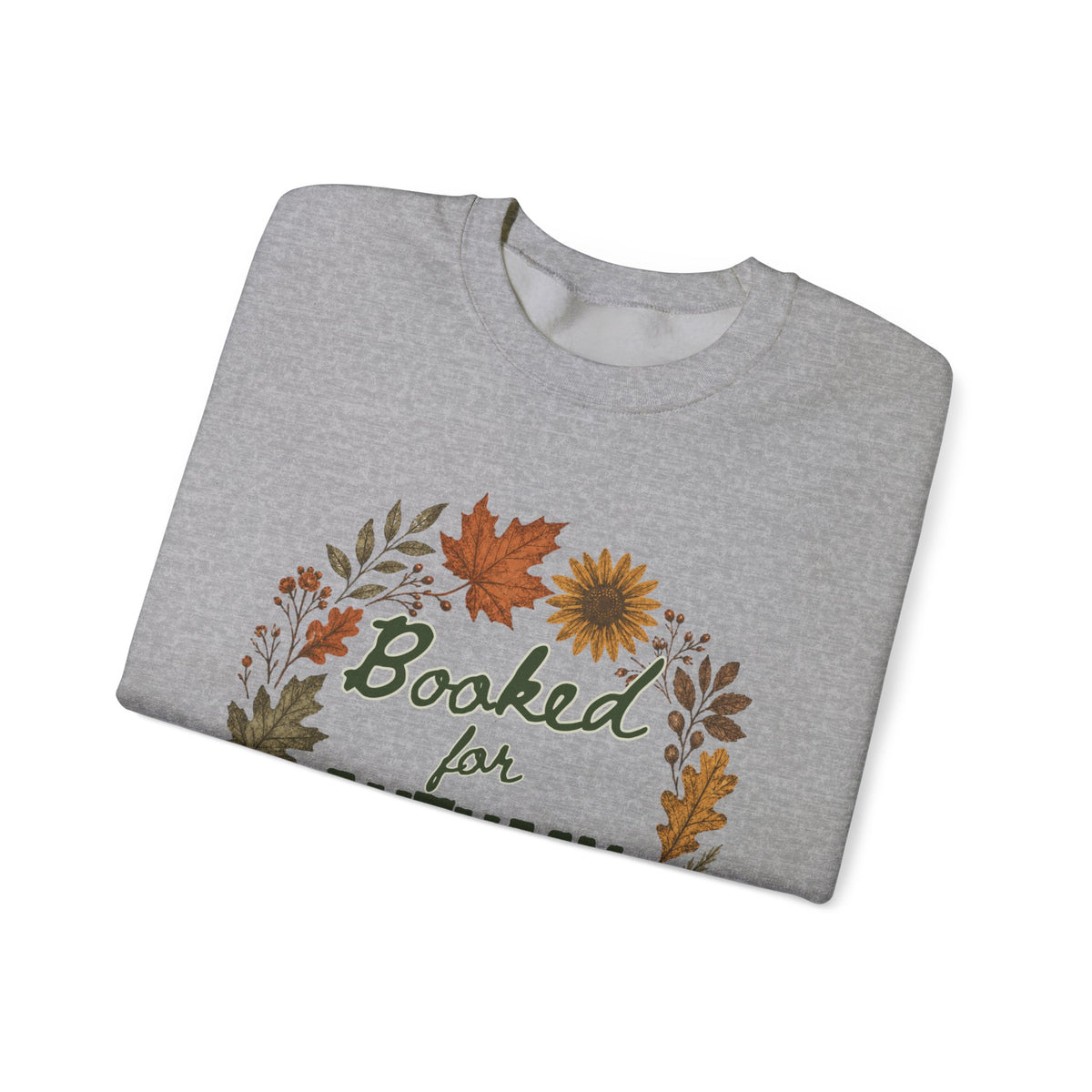 "Booked for Autumn" Crewneck