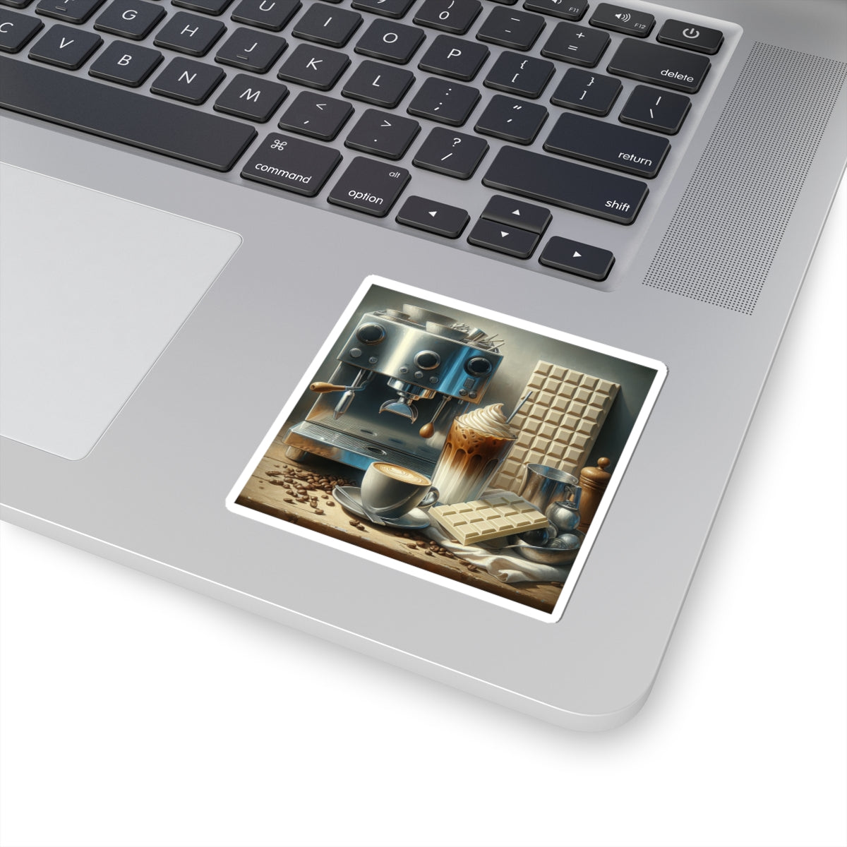 White Chocolate Expresso Sticker