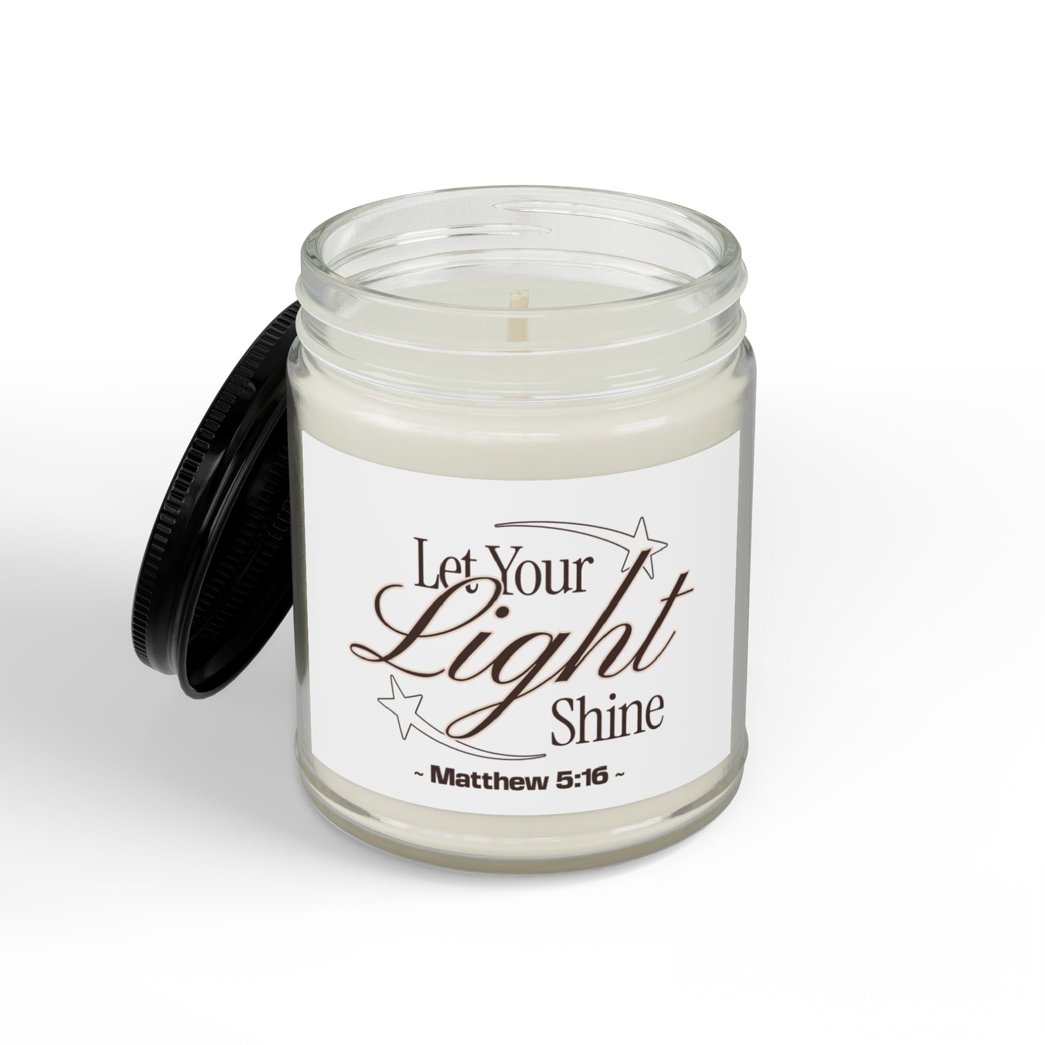 Let Your Light Shine Soy Candle (4oz & 9oz) (Matthew 5:16)
