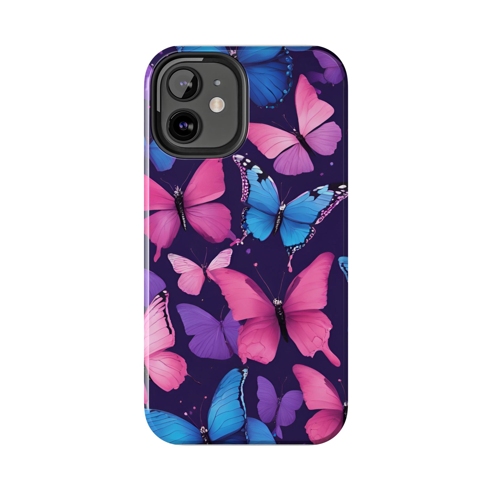 Butterfly Phone Case (Pink,Purple and Blue)