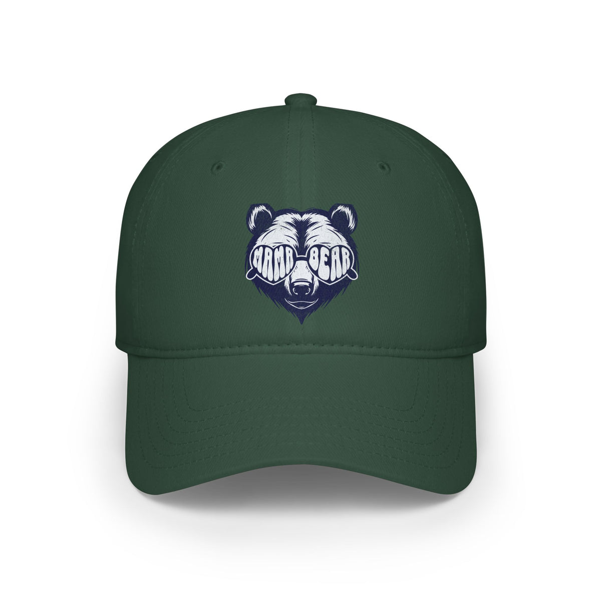 Bear Logo Low Profile Baseball Cap