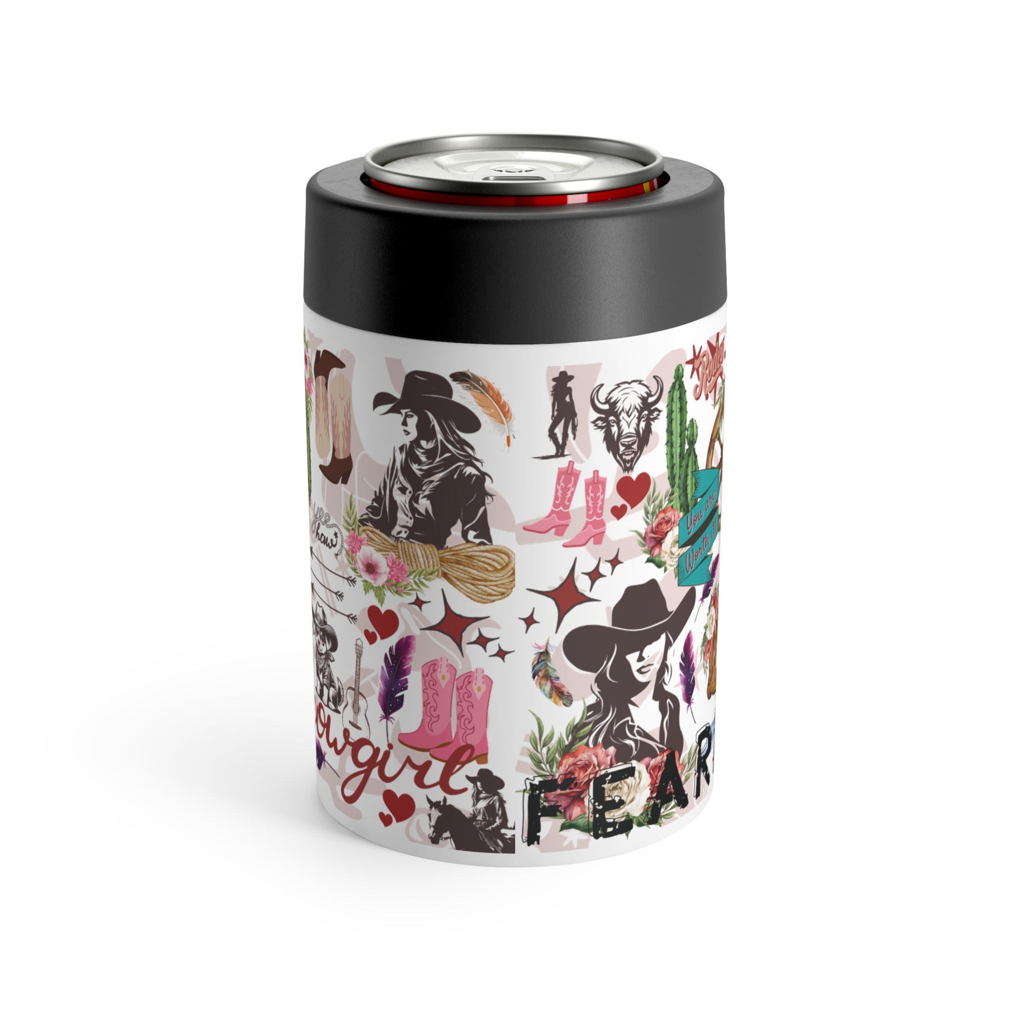 Cowgirl Vibes Can Cooler